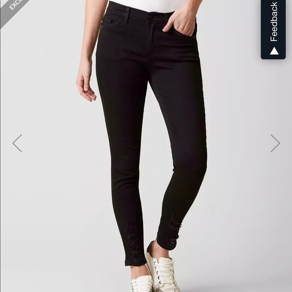 KanCan Jeans size 26 skinny Black Color - Picture 1 of 8